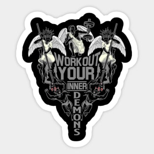 Workout Your Inner Demons Sticker